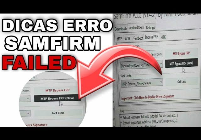 DICAS ERRO failed PROGRAMA SAMFIRM_ Erro Opening The browser on your device failed 1 DICAS ERRO failed PROGRAMA SAMFIRM_ Erro Opening The browser on your device failed