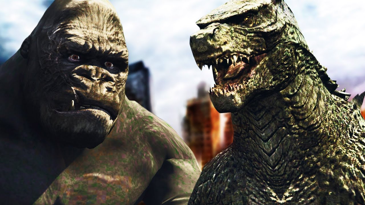 GTA V PC - Godzilla vs. Kong A LUTA BUGADA (MODS)