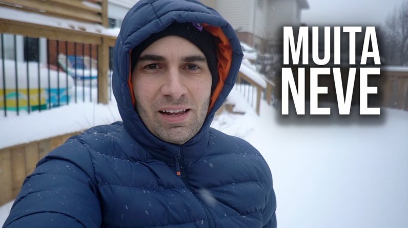 Nevou MUITO Onde eu Moro | Mostrando o Quintal CHEIO de NEVE! 1 Nevou MUITO Onde eu Moro | Mostrando o Quintal CHEIO de NEVE!