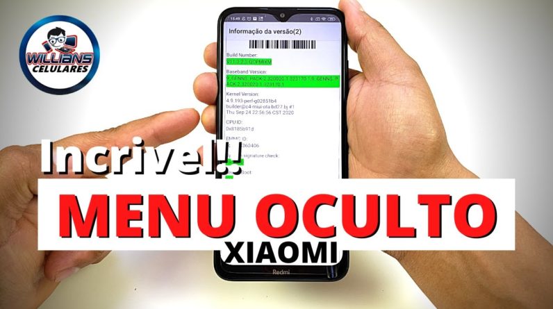 TRUQUE para Testar aparelhos XIAOMI e ver informações importantes, TOUCH, BATERIA e SENSORES 1 TRUQUE para Testar aparelhos XIAOMI e ver informações importantes, TOUCH, BATERIA e SENSORES