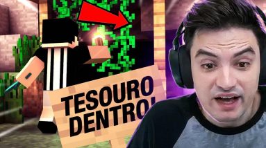 DESCOBRI UM TESOURO NUMA RUÍNA RARÍSSIMA! MINECRAFT #04 #T2 8 DESCOBRI UM TESOURO NUMA RUÍNA RARÍSSIMA! MINECRAFT #04 #T2