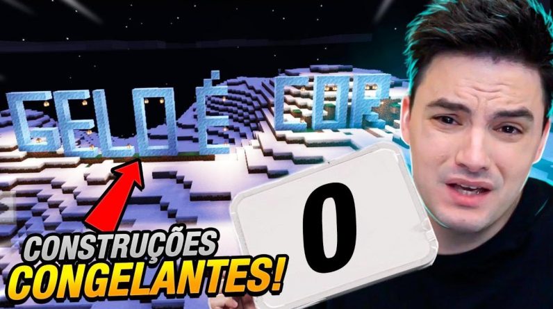 AVALIANDO CONSTRUÇÕES DE GELO NO MINECRAFT 1 AVALIANDO CONSTRUÇÕES DE GELO NO MINECRAFT