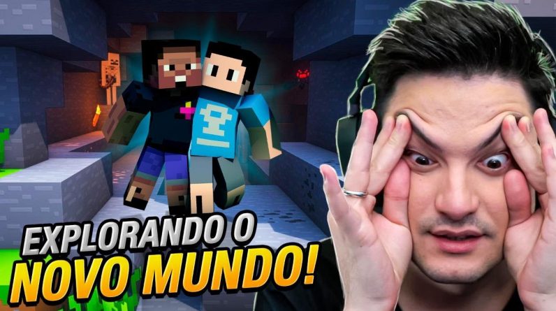 EXPLORANDO O NOVO MUNDO COM O BRUNO! Minecraft #11 #T2 1 EXPLORANDO O NOVO MUNDO COM O BRUNO! Minecraft #11 #T2