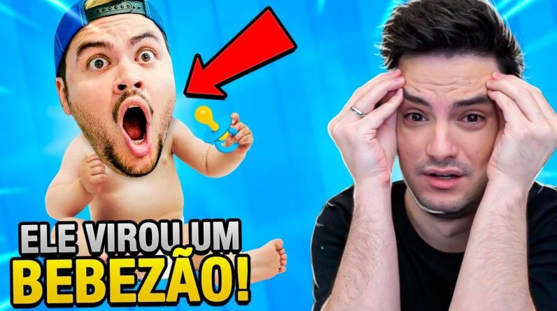 LUCCAS NETO SE TRANSFORMOU NUM BEBÊ 1 LUCCAS NETO SE TRANSFORMOU NUM BEBÊ