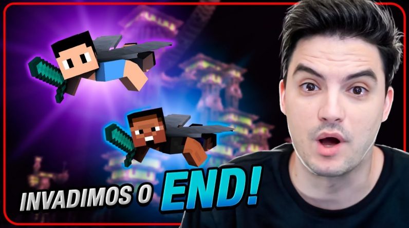 INVADIMOS O END ATRÃS DE NOVAS ELYTRAS NO MINECRAFT #15 #T2 1 INVADIMOS O END ATRÃS DE NOVAS ELYTRAS NO MINECRAFT #15 #T2