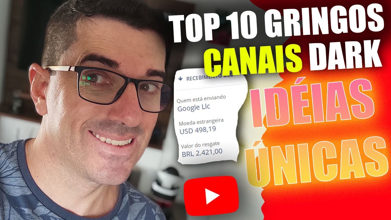 Top 10 Canais Dark Gringos para Ganhar Dinheiro Sem Aparecer no Youtube