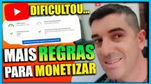 [ CUIDADO ❌ ] Novas Regras de Monetização ✅ para Canais de Youtube Entenda