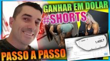 [ Passo a passo ] Como Ganhar em dólar usando Shorts Ganhar dinheiro no Youtube