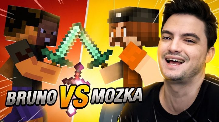 COLOQUEI BRUNO E MOZKA PARA DUELAR PELA MINHA ESPADA! MINECRAFT #2-49