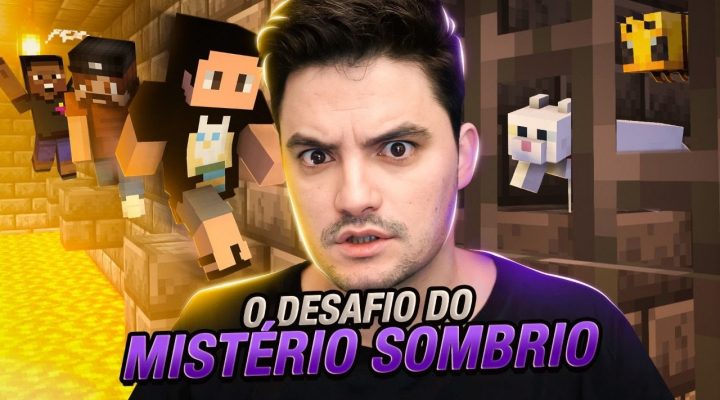 ENTRAMOS NO DESAFIO DO MISTÉRIO SOMBRIO! MINECRAFT #2-52