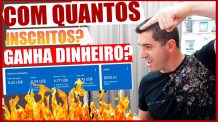 [ REVELADO ]  Com Quantos Inscritos se GANHA DINHEIRO no Youtube?