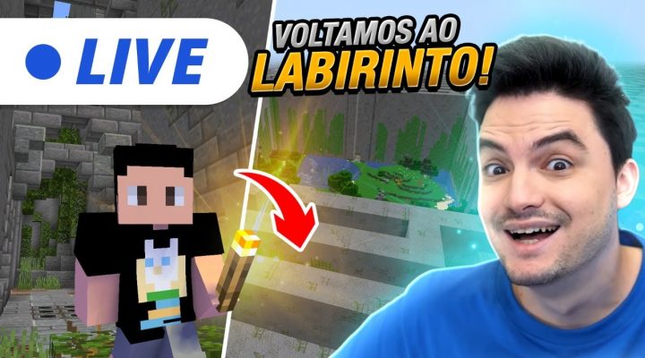 AVANÇANDO NO LABIRINTO DO MINECRAFT! [+10]