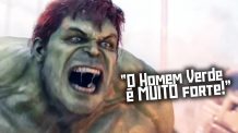 O Homem Verde é MUITO forte… parece o Hulk!