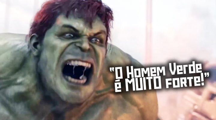 O Homem Verde é MUITO forte… parece o Hulk!