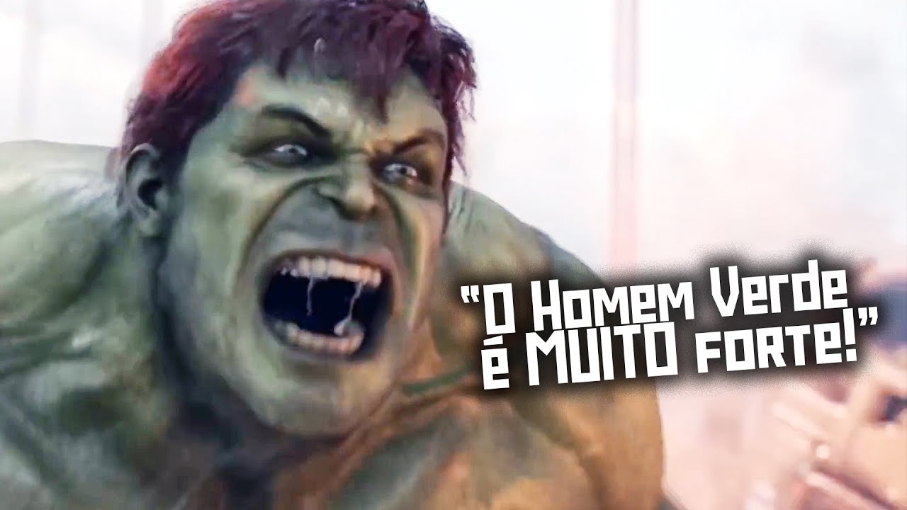 O Homem Verde é MUITO forte... parece o Hulk!