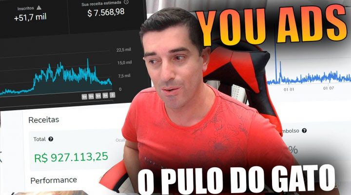 [ Mostrei minha Conta ]  Quanto eu Ganho no Tráfego Pago? You Ads o Pulo do Gato.