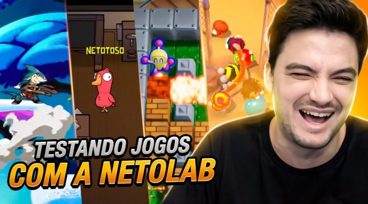 TESTANDO JOGOS COM A NETOLAB!