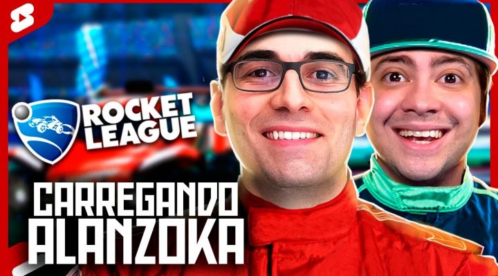 Carregando o Alanzoka no Rocket League!