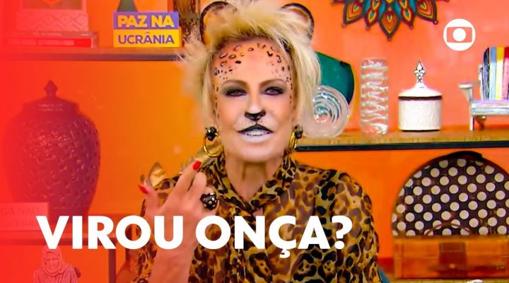 Ana Maria Braga vira onça e entra no clima de Pantanal! ?? | Mais Você | TV Globo