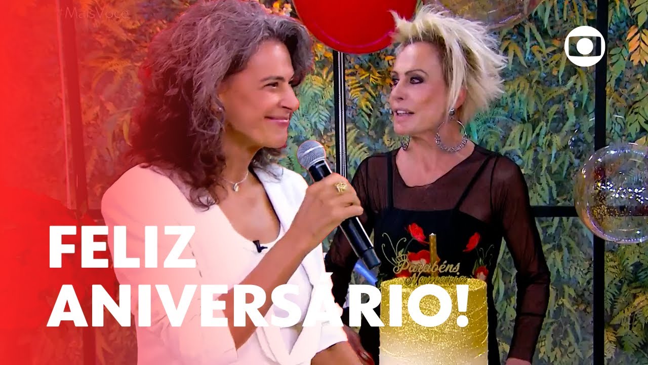 Ana Maria Braga ganha surpresa de Simone, festa no palco e muita emoção! ? | Mais Você | TV Globo