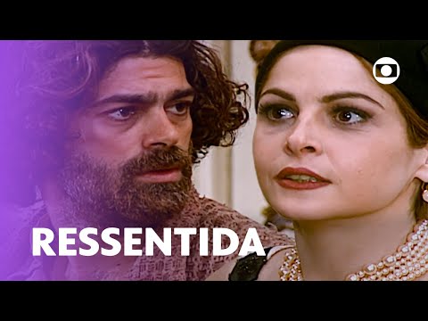 Marcela ameaça Petruchio e Catarina após ser rejeitada! | O Cravo e a Rosa | TV Globo