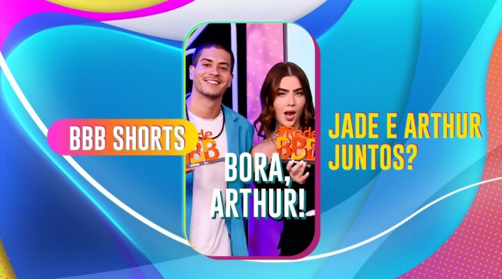 CLIMÃO? JADE E ARTHUR RECEBEM PRÊMIO JUNTOS! ? | BIG BROTHER BRASIL 22 #shorts