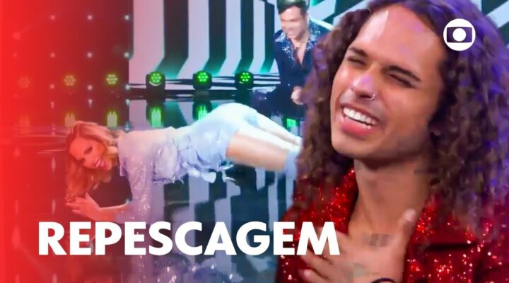 Vitão e Ana Furtado vencem a repescagem e voltam à Dança dos Famosos! | Domingão com Huck | TV Globo