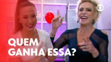 Ana Maria Braga e Ju Massaoka se enfrentam no desafio da “Corrida de Balões” | Mais Você | TV Globo