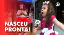 Laura viralizou cantando “A Baleia” em lírico e encantou o Brasil! 🥰 | Mais Você | TV Globo