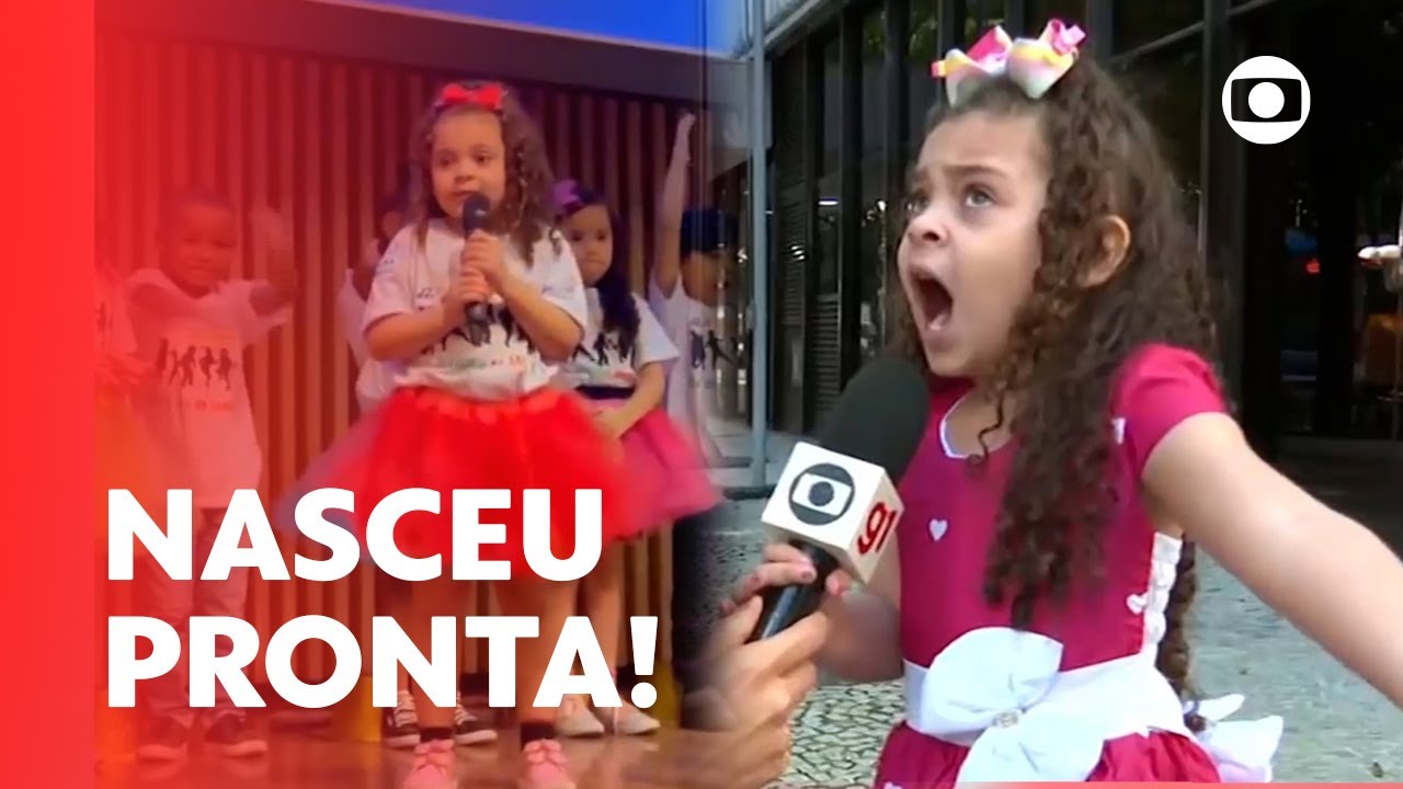 Laura viralizou cantando “A Baleia” em lírico e encantou o Brasil! ? | Mais Você | TV Globo