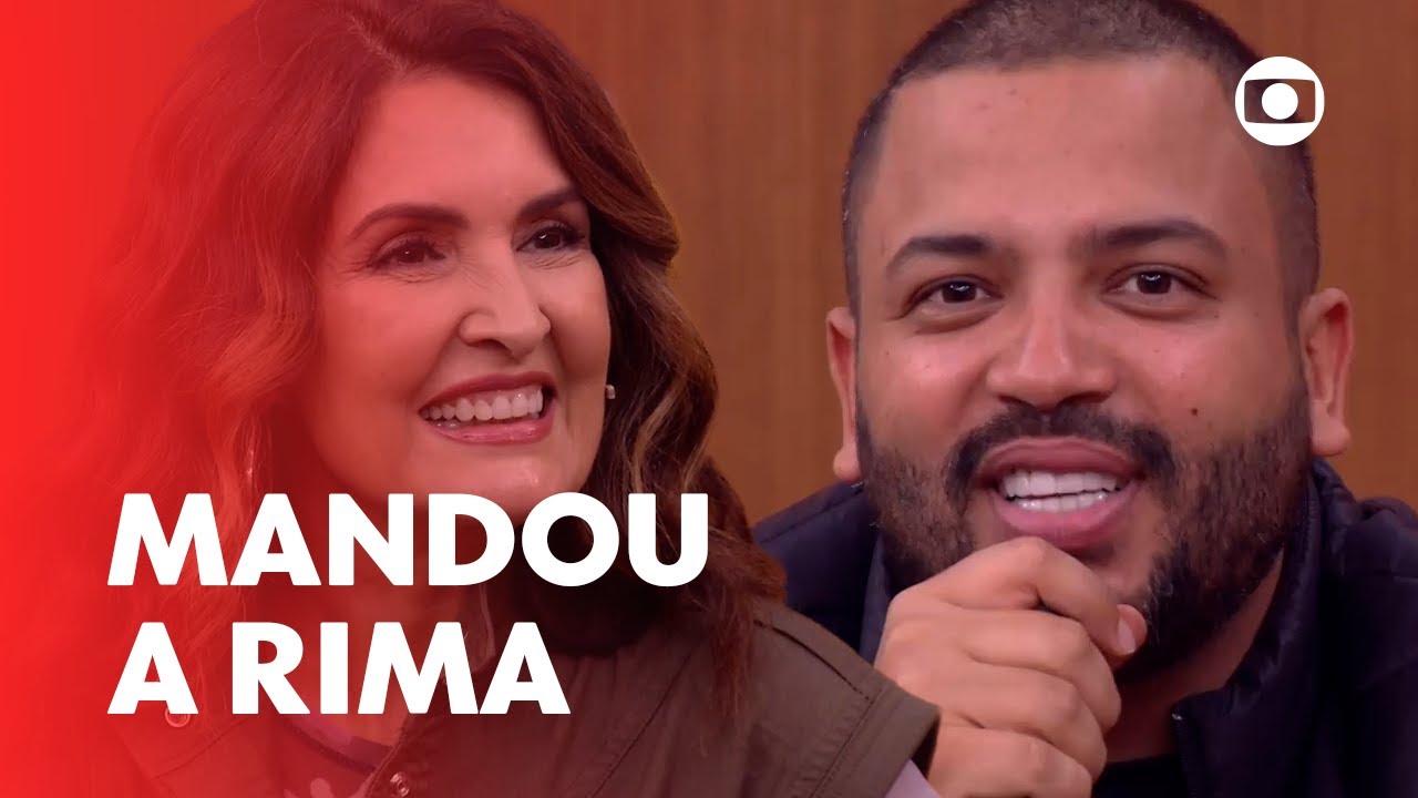 Projota faz rima em homenagem aos 10 anos do programa | Encontro Com Fátima Bernardes | TV Globo