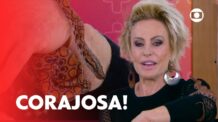 Ana Maria Braga brinca com jiboia e escolhe nome para a cobra | Mais Você | TV Globo