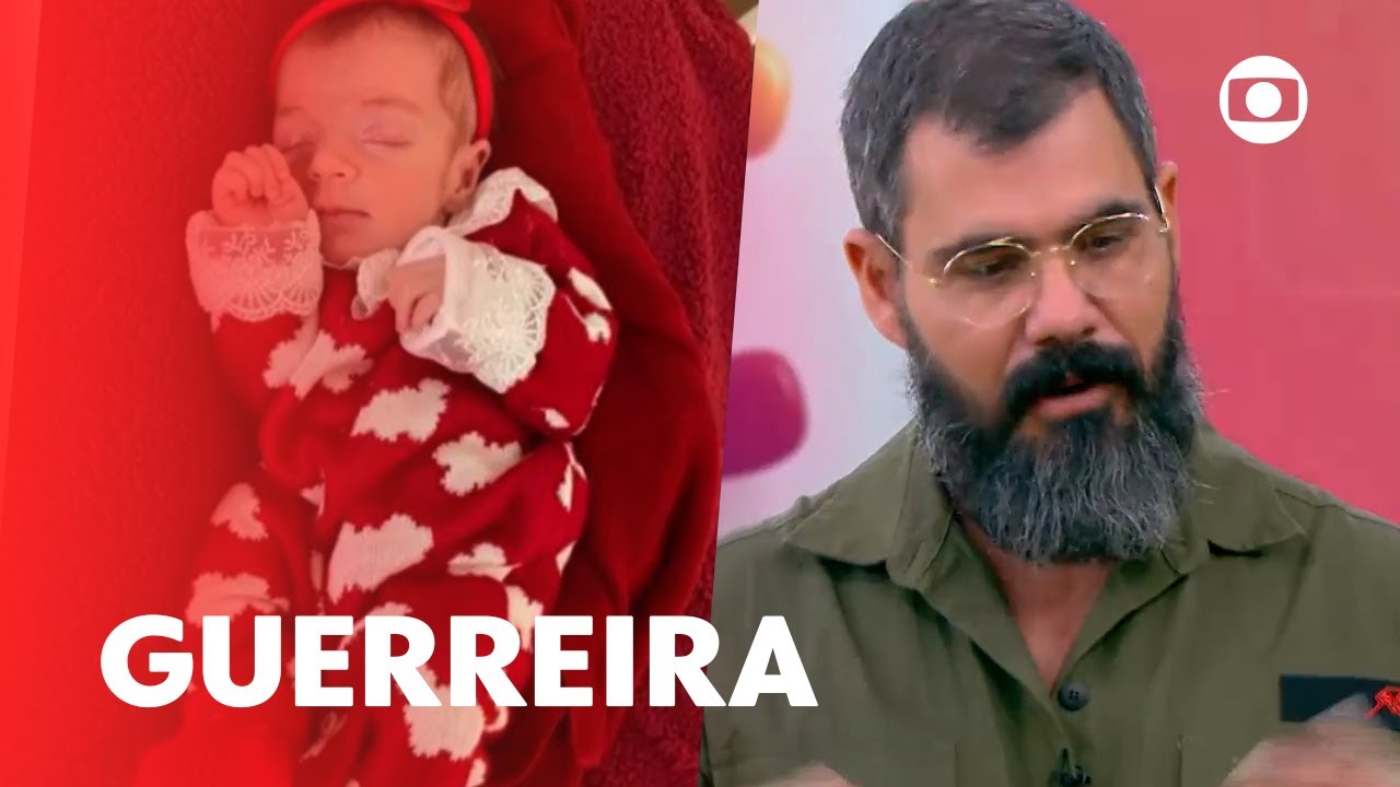 Juliano Cazarré fala sobre missão da filha caçula Maria Guilhermina | Mais Você | TV Globo
