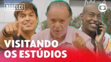 Visitando os Estúdios! Phellyx e Gusta correm toda a Globo atrás do Seu Tony! | Novelei | TV Globo