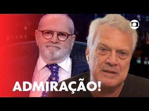 Pedro Bial destaca a facilidade de escrita e comunicação do Jô Soares! | É De Casa | TV Globo