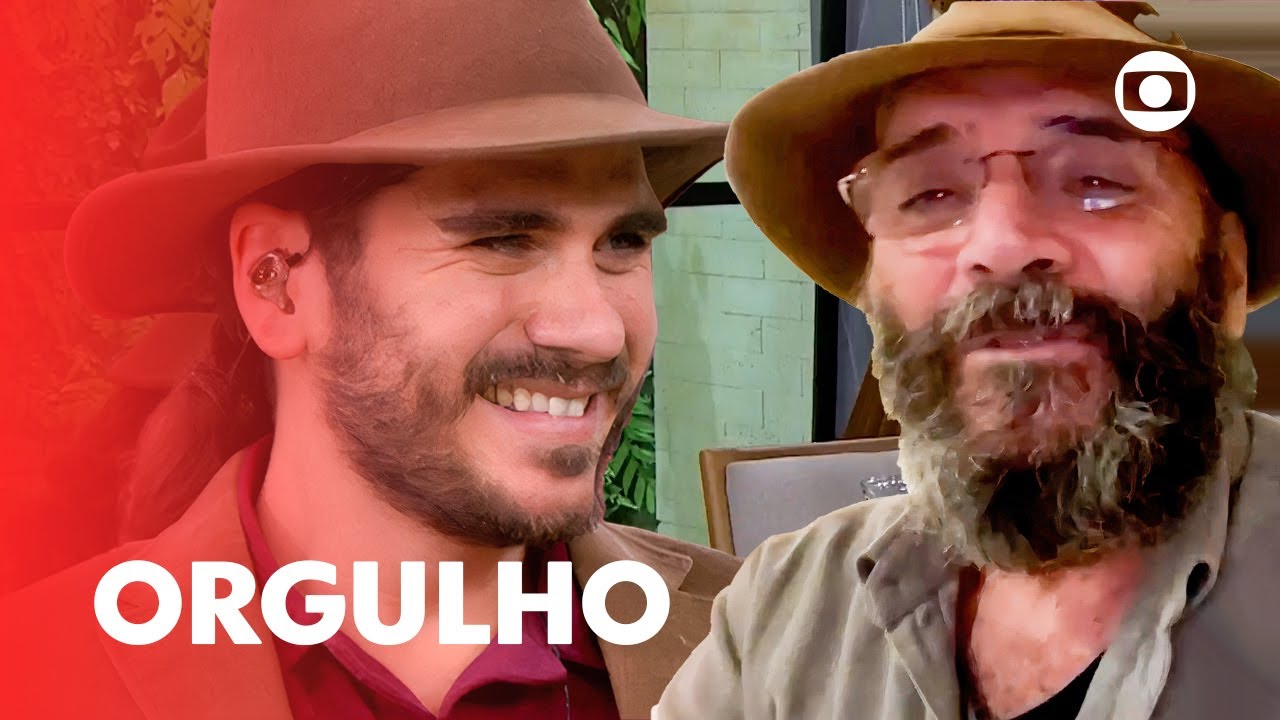 Gabriel Sater se emociona com recado do pai Almir Sater | Mais Você | TV Globo