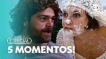 Petruchio e Catarina casam, ganham gêmeos e Marcela leva vaso na cara! | O Cravo e a Rosa | TV Globo
