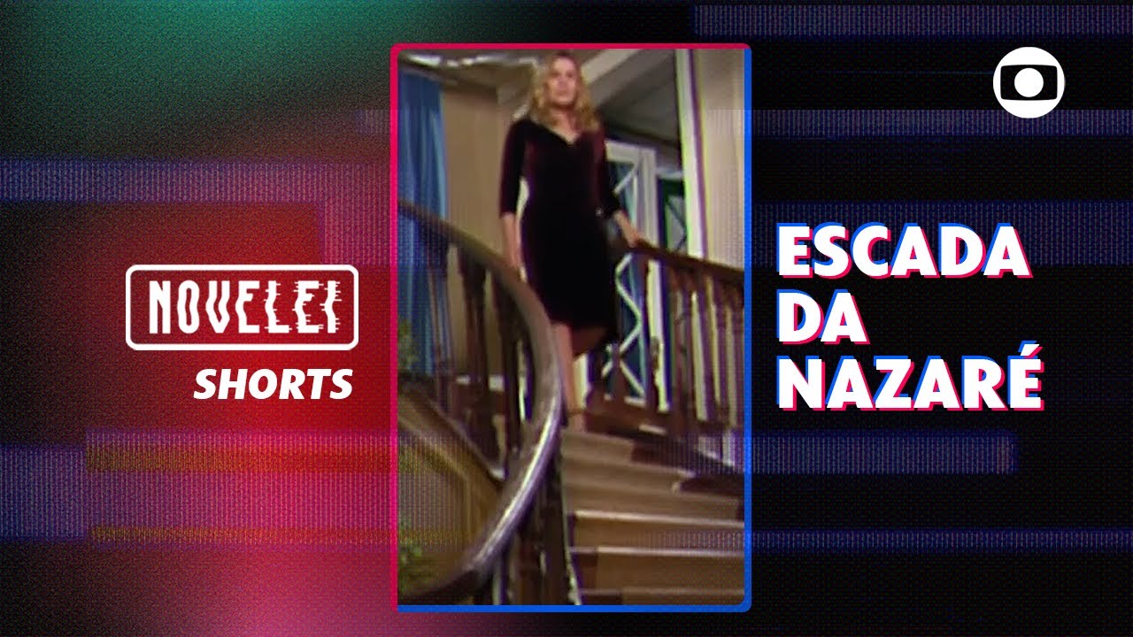 A escada da Nazaré! Relembre as quedas sinistras ? | Senhora do Destino | TV Globo #shorts
