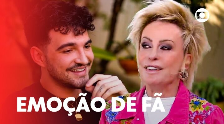 Jão conheceu Dona Lucinha, mãe do Cazuza, seu maior ídolo e se emocionou! | Mais Você | TV Globo