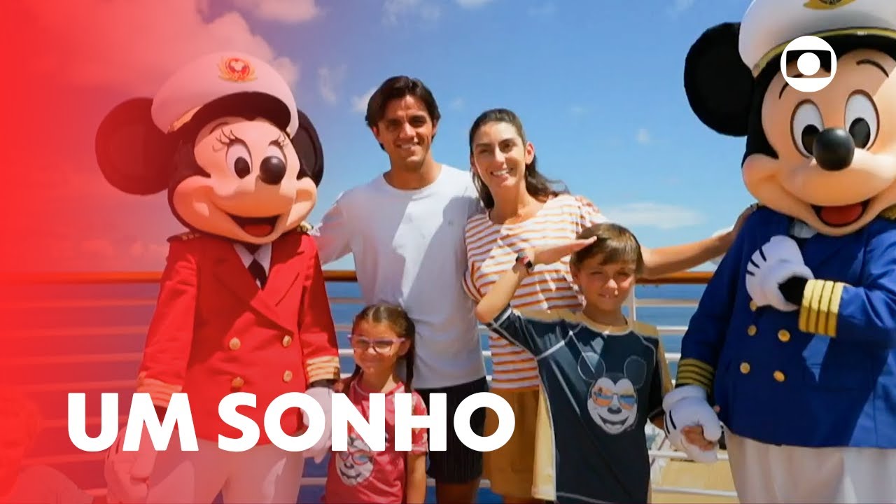 Felipe Simas e família visitam cruzeiro da Disney no Dia Das Crianças! | Mais Você | TV Globo