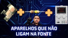 APRENDA A LIGAR APARELHOS QUE NÃO  LIGAM NA FONTE ULTILIZANDO UM RESISTOR DE 100K