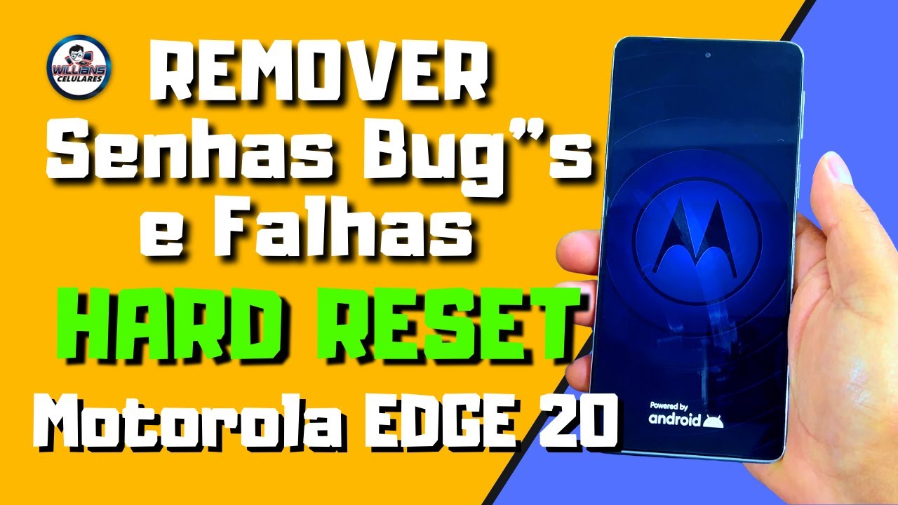 Hard Reset Motorola EDGE 20, Remover Senha, Formatar, Restaurar