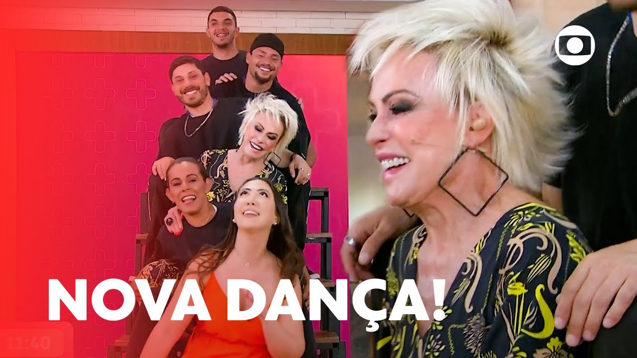 Viralizou! ? Ana Maria Braga dança coreografia que explodiu nas redes! | Mais Você | TV Globo
