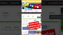 Como criar animações para canais dark? #canaldark #adsense #shorts