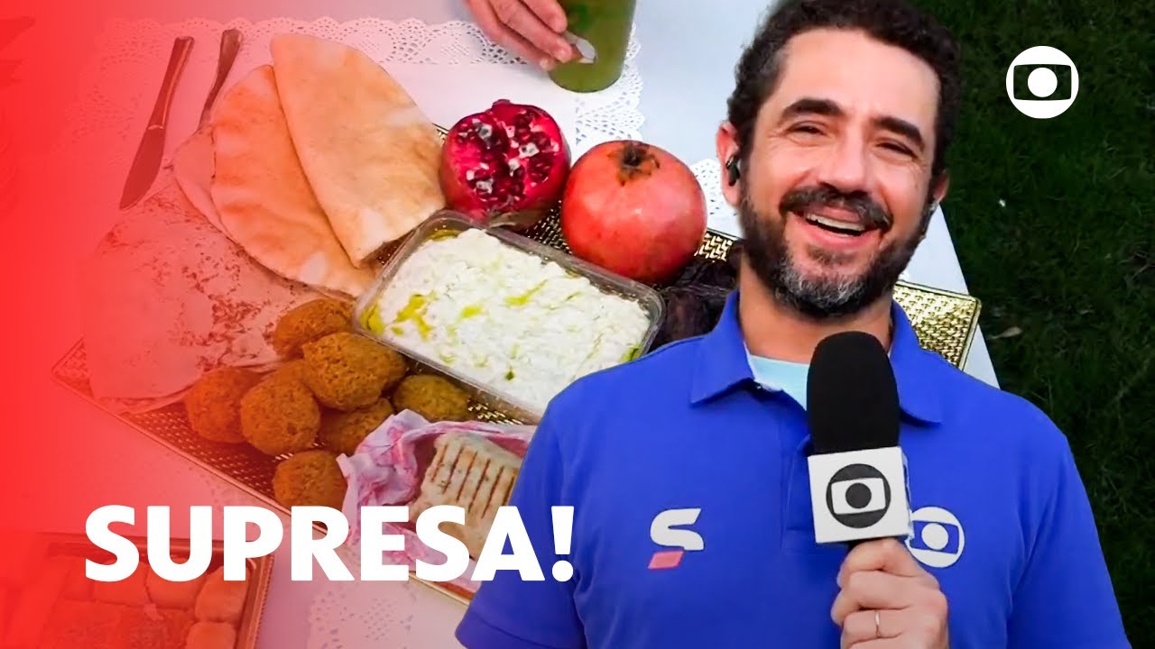 Felipe Andreoli ganha surpresa ao vivo no Mais Você! | Mais Você | TV Globo