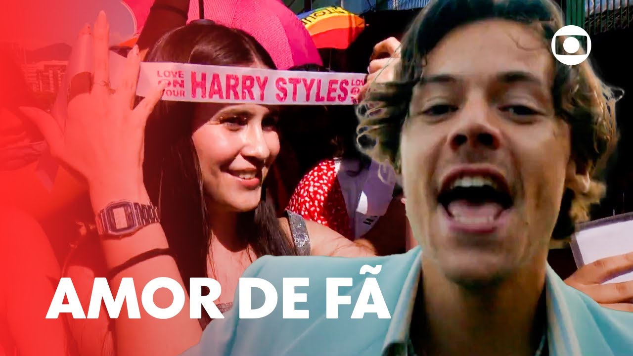 Harry Styles no Brasil: fãs cometem loucuras pelo ídolo! | Fantástico | TV Globo