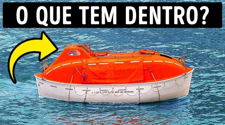 O Que Tem Dentro do Bote Salva-Vidas de Um Navio