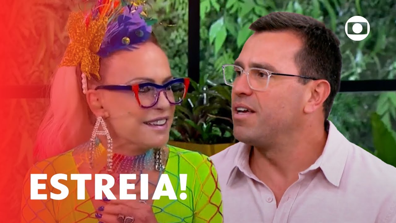 Rodrigo Bocardi comenta estreia com Aline Midlej no Carnaval da Globo! | Mais Você | TV Globo