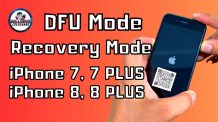 COMO COLOCAR IPHONE 7  7 PLUS IPHONE 8  8 PLUS EM DFU MODE / RECOVERY MODE