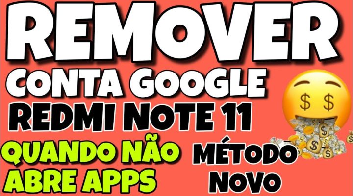 desbloqueio conta Google redmi not 11 / SEM PC quando não abre os apps android 12 e 13 método novo